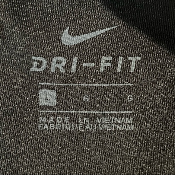 Nike Dri-Fit Swoosh cropped Leggings Sz Lg - Picture 7 of 8